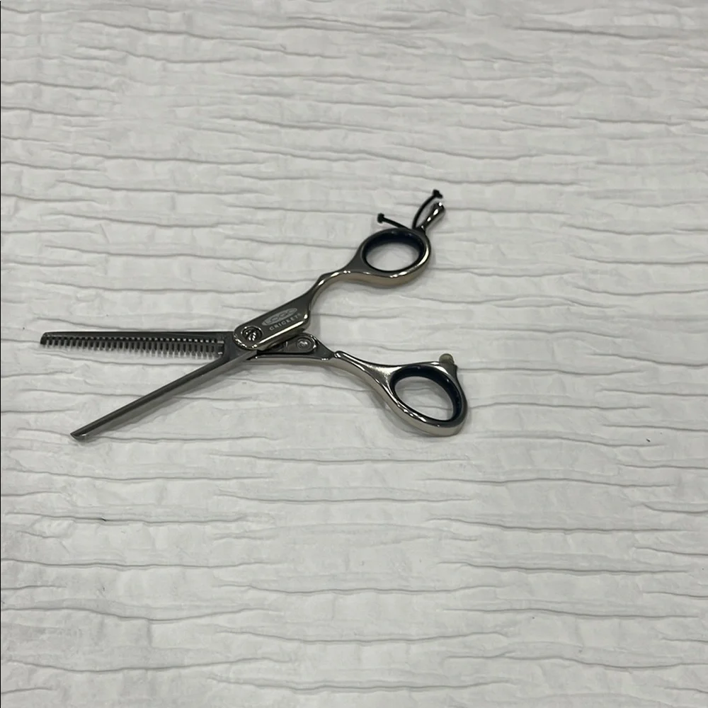 LOGO‎ scissors Cricket Professional Silver Hair Thinning ✂️ texturizing sheers